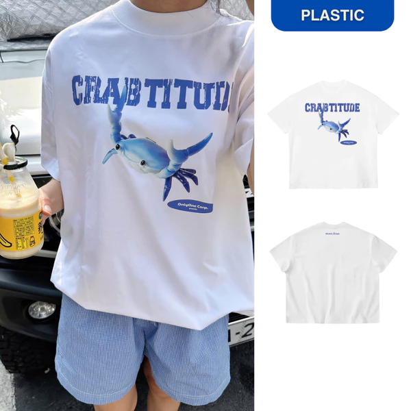 Áo thun "CUA" form boxy vải 100% cotton 2 chiều dày dặn