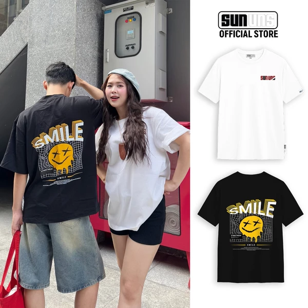 Áo Phông Local Brand Nam Nữ Unisex SUN Cổ Tròn Tay Ngắn Oversize 100% Cotton Áo Thun Nam Nữ Mã SUN22