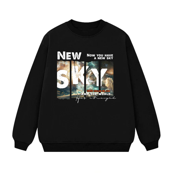 Áo Sweater nỉ bông siêu ấm NEW SKY( mẫu áo colab với nhóm nhạc Dalab)