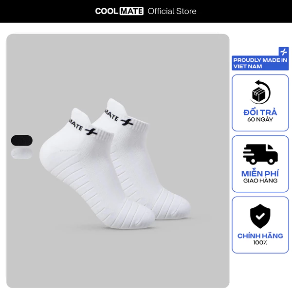 [MUA 2 GIẢM 5%]Tất Nam Chạy Bộ Essentials II Coolmate