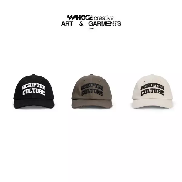 WHOSE CAP SCRIPTED - Nón thêu nổi Whose Studio