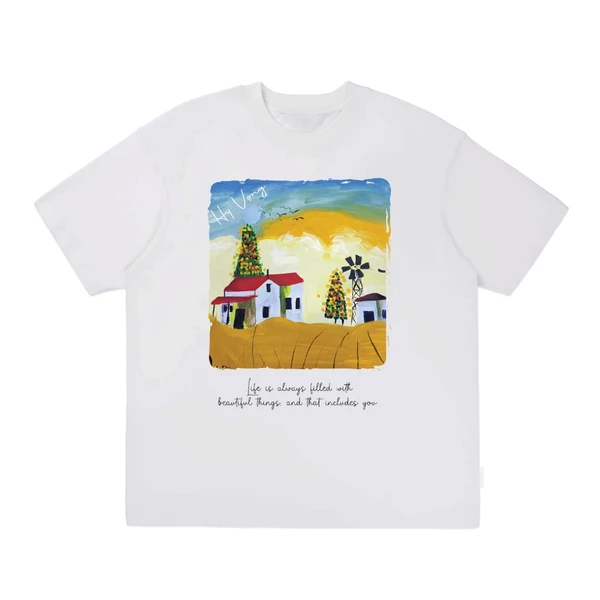 Hy Vọng Vàng - Áo thun nam, nữ in tranh - Áo thun unisex cotton siêu thoáng mát