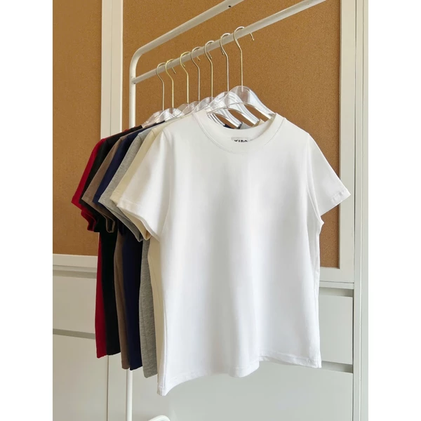KIDO - Áo thun trơn tay ngắn cổ tròn PLAIN TEE
