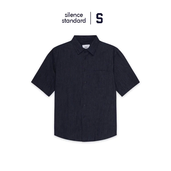 Áo sơ mi ngắn tay SilenceStandard Eco Denim Blank [SB05]