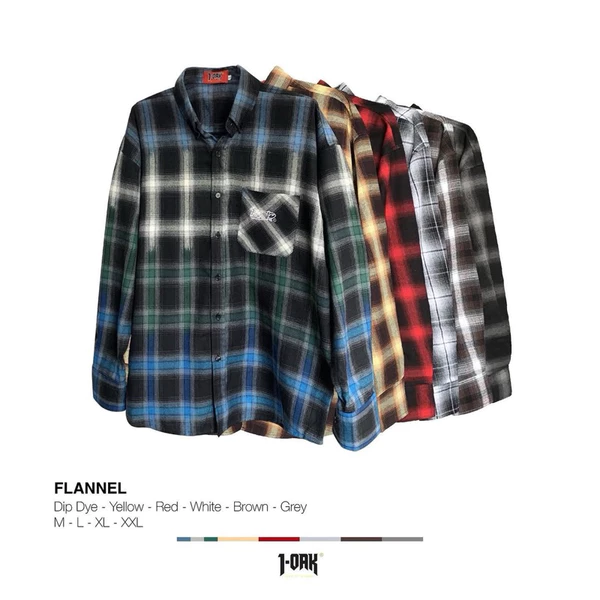 [Mã SKAMLTSM9 giảm 10% đơn 99K] FLANNEL - ÁO SƠMI KẺ CARO 1OAK