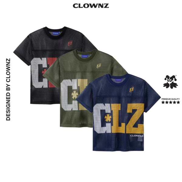 [VOUCHER 100K] Áo phông ClownZ Boxy Mesh T-shirt CLZ* áo đẹp cổ tròn vải mesh cao cấp áo thun nam nữ unisex