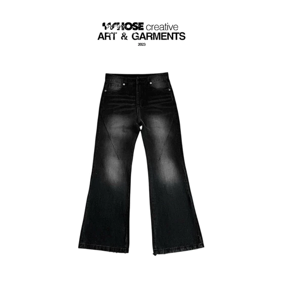 LOE SMOKE FLARED JEANS WASH VER 1 - Quần jeans ống loe wash Whose Studio 1751