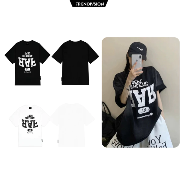 Áo thun Local Brand TRENDIVISION Athletic Dept  Cotton 100% Unisex Nam Nữ Form Rộng Tay Lỡ Oversize