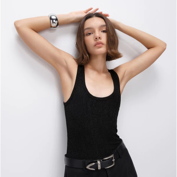 HIGHCHIC - AMBER TANKTOP - ÁO BA LỖ THUN GÂN LẠNH CAO CẤP