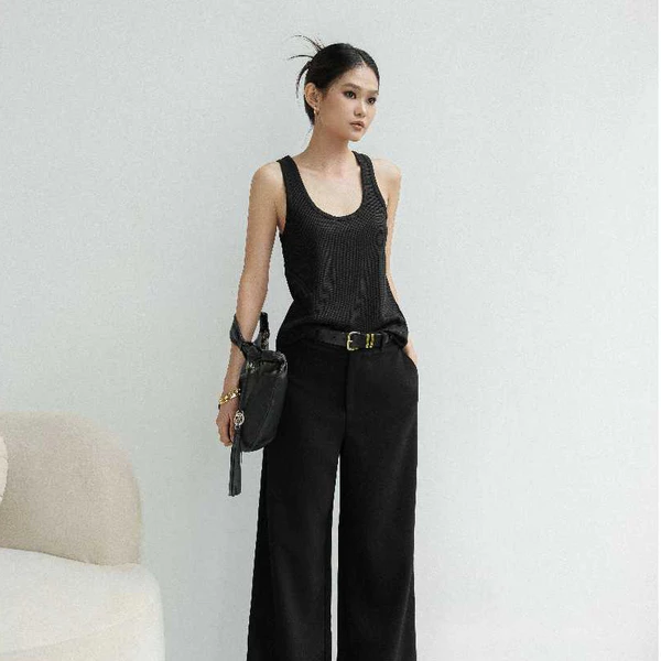 HIGHCHIC - MOSS TANKTOP - ÁO BA LỖ NỮ THUN TỔ ONG CAO CẤP