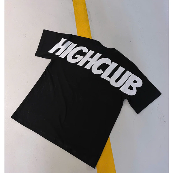 Áo thun OVERFLOW - HIGHCLUB 3 màu XANH DƯƠNG/NÂU/ĐEN form Oversize