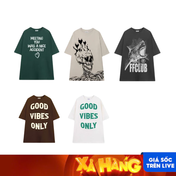 [XẢ KHO] ÁO THUN FF FORM RỘNG VẢI THUN 2 CHIỀU COTTON 250GSM FFCLUB