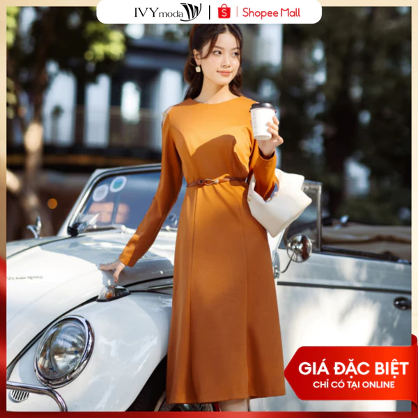 Đầm thun nữ cut out IVY moda MS 42M7955