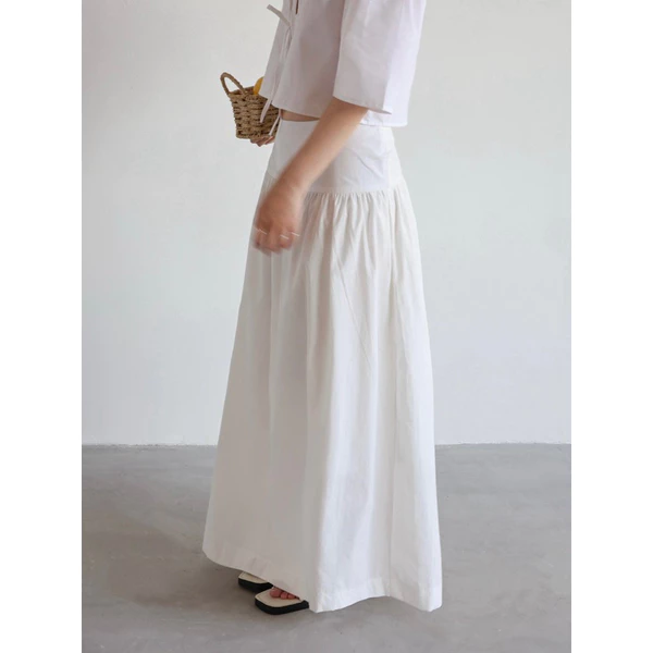 Chân váy dài cotton hack dáng | 𝐒𝐎𝐌𝐒 | 𝐃𝐚𝐰𝐧 𝐒𝐤𝐢𝐫𝐭