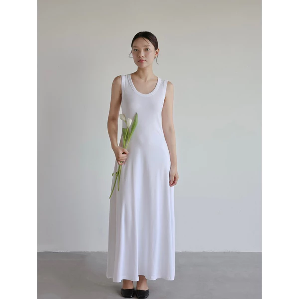 Đầm ba lỗ thun dài basic | 𝐒𝐎𝐌𝐒 | 𝐌𝐨𝐜𝐡𝐚 𝐃𝐫𝐞𝐬𝐬
