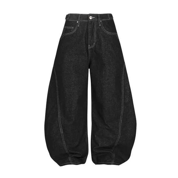 OUTBREAK - QUẦN DENIM ỐNG CONG “CURVED WIDE LEG”