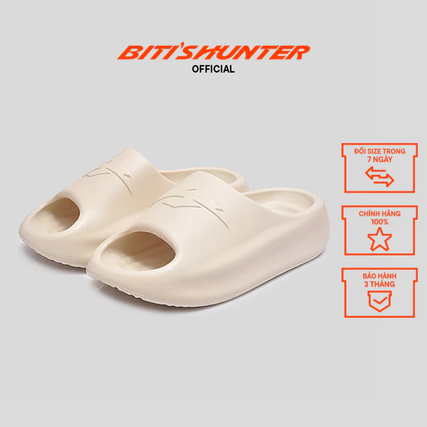 Dép thể thao đế Eva phun Nam Biti's Hunter HEM001200KEM (Kem)