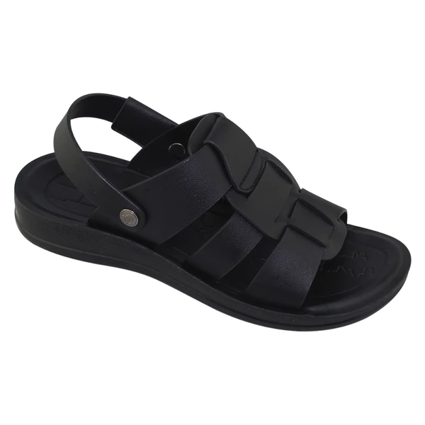 Sandal đế bằng nam Bita's SUM.129 (Đen + Nâu + Vàng bò)