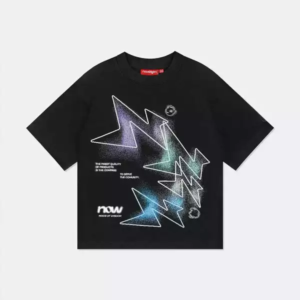 Áo thun NEEDS OF WISDOM Aurora Tee - Black - Local Brand Chính Hãng