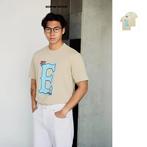 Áo Thun Nam College Number 10, Chất Vải Cotton Thoải Mái, AT0184, SOME HOW STORE