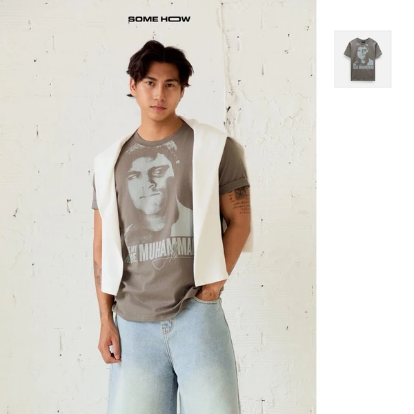 Áo Thun Muhammad Ali, Chất Vải Cotton Thoải Mái, AT0229, SOME HOW STORE