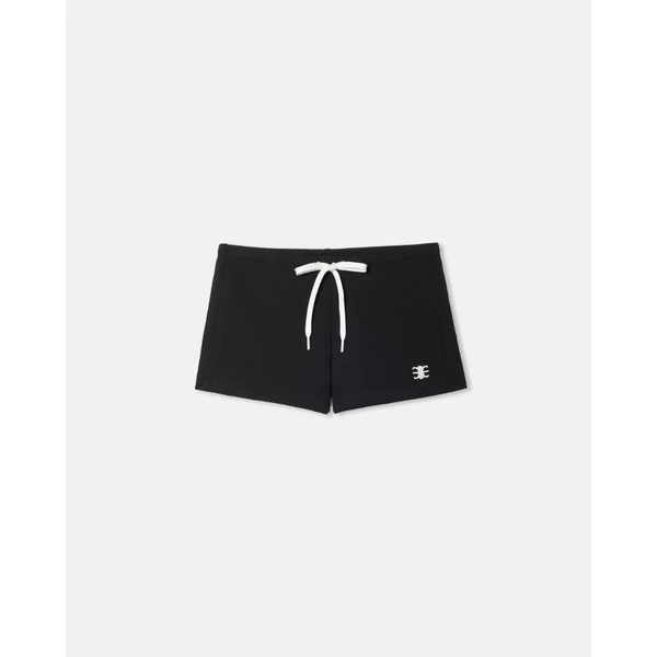 Eleven - Quần shorts nữ Embroidered Mono Boxer - màu Đen