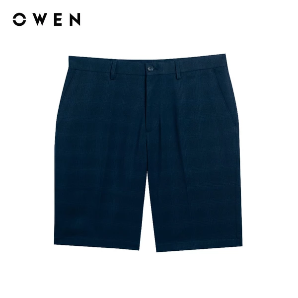 Owen - Quần short Trendy SV252508 màu Xanh tím than chất liệu Nano