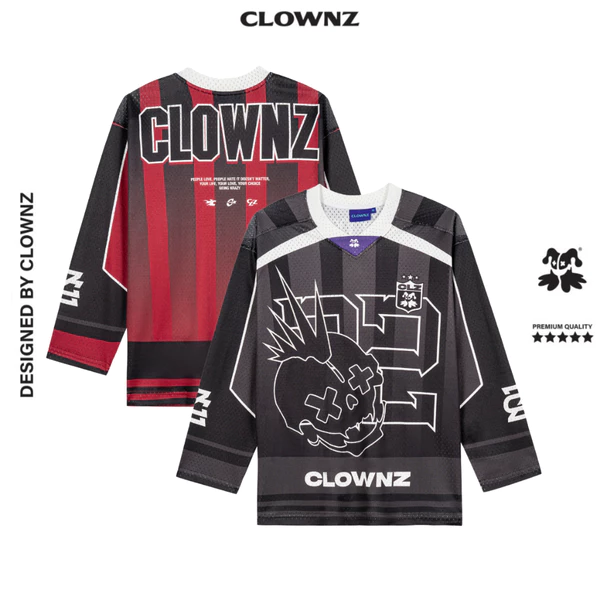 Áo dài tay ClownZ 22 Long Sleeves Jersey thể thao áo phông áo mesh áo jersey áo thun nam nữ unisex