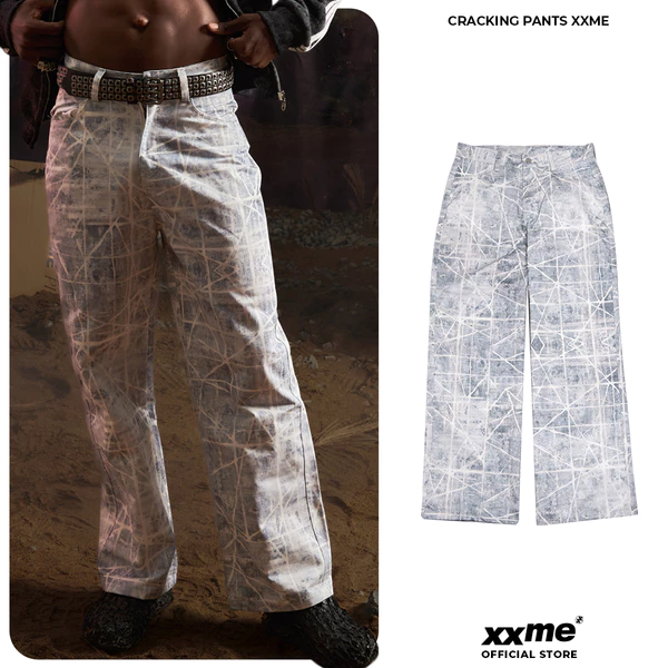 Quần Dài In Họa Tiết Kiểu Cracking Pants XXME - Màu Fullprint