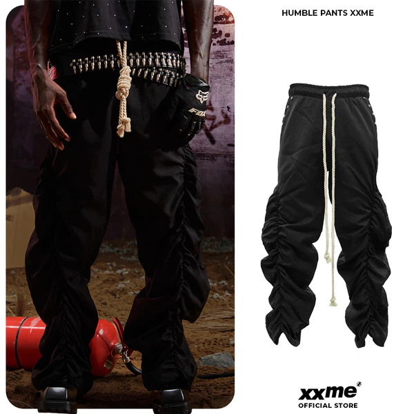 Quần Dài Ống Nhún XXME Humble Pants - Màu Đen