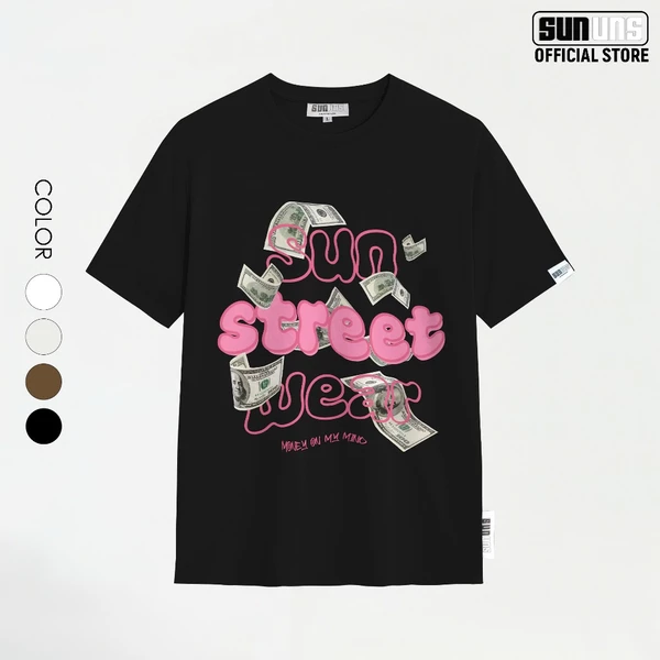 Áo Phông Local Brand Nam Nữ Unisex SUN Cổ Tròn Tay Ngắn Oversize 100% Cotton Áo Thun Nam Nữ Mã SUN39