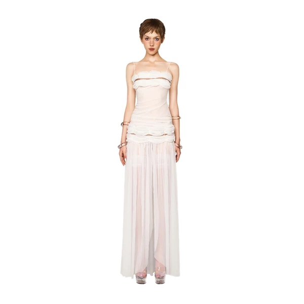 LSOUL Đầm 2 Dây Maxi Phối Ren Quyến Rũ Đi Tiệc Karen Dress V24091625