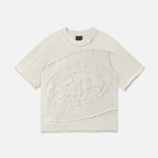 Áo thun NEEDS OF WISDOM Patch Tee - Cream - Local Brand Chính Hãng