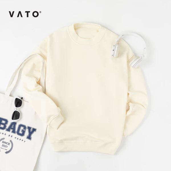 Áo Sweater Trơn Nam Nữ Chất Nỉ Chân Cua Form Rộng - Áo Sweater Trơn Unisex