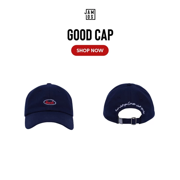 Good Cap - Nón bóng chày - mũ lưỡi trai vải canvas Jamlos thêu chữ typo