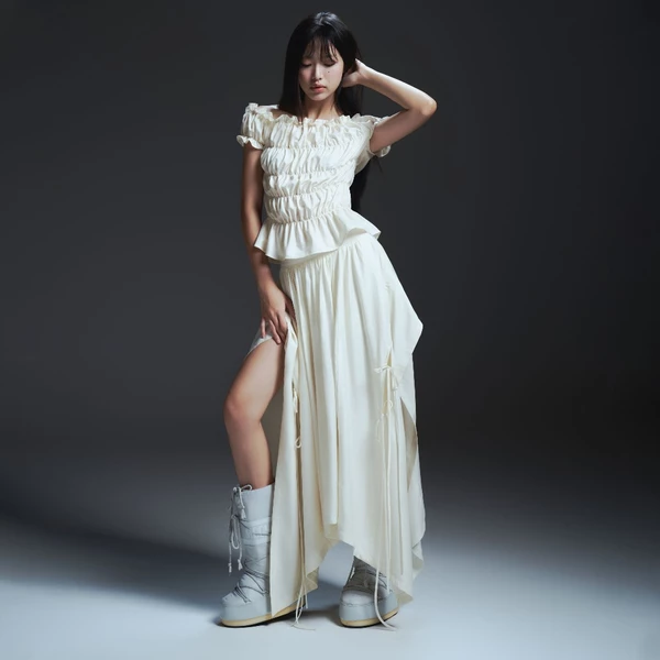 TWYLA SKIRT (IVORY) BunnyHill SSLP19