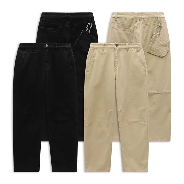 Quần Jean Nam Straight Camplife Attached Pocket, Chất Vải Jean Cotton Thoải Mái, QJ0097, SOME HOW STORE