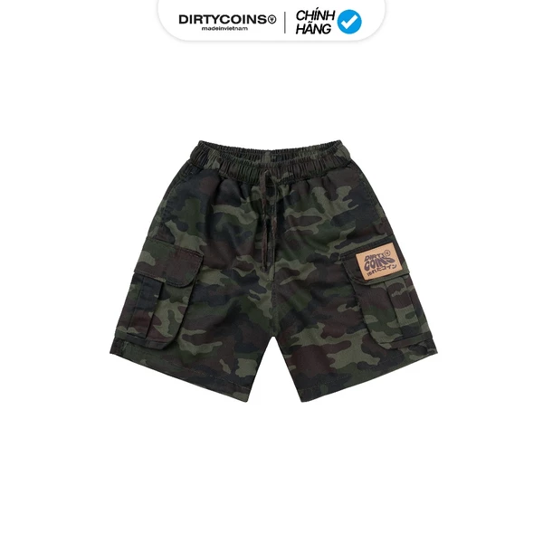 Quần Ngắn DirtyCoins Patched Camo Cargo Shorts