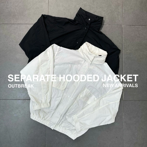 OUTBREAK - ÁO KHOÁC DÙ CÓ NÓN “SEPARATE HOODED JACKET”