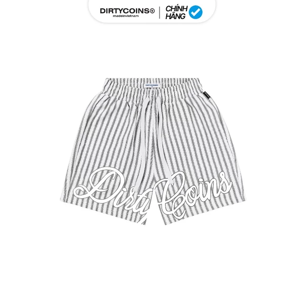 Quần Ngắn DirtyCoins Striped Script Logo
