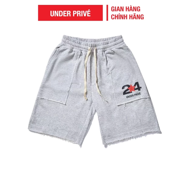 Quần Short Nỉ UNDER 24 STAR - USP004