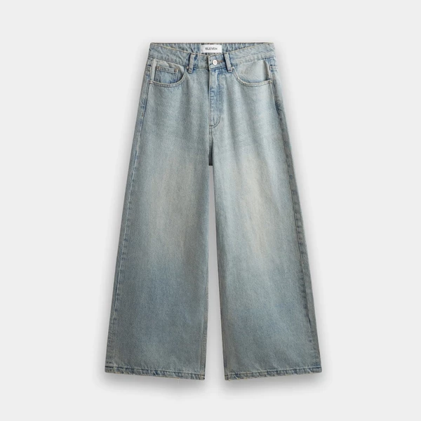 ELEVEN - Quần Jeans cạp trễ unisex nam nữ Low - Rise Jeans