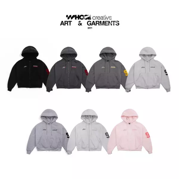 SIMON HOODIE ZIP (Có túi trong) - Thêu xù ở tay/Logo thêu 3D Whose Studio