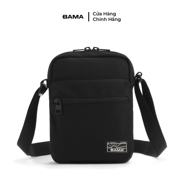 Túi đeo chéo mini nam nữ BAMA New Basic Shoulder Bag NB201 chống nước nhiều ngăn vải canvas đi chơi đi cafe