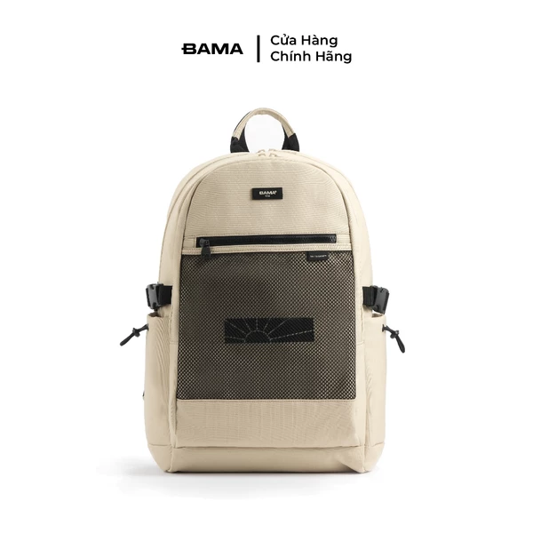 Balo nam nữ đi học đi làm BAMA Mesh Fabric Backpack MF104 chống nước nhiều ngăn đựng laptop 15 inch