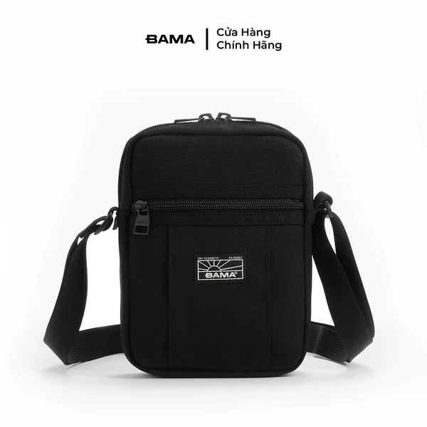Túi đeo chéo mini nam nữ BAMA New Basic Shoulder Bag NB202 chống nước nhiều ngăn vải canvas đi chơi đi cafe