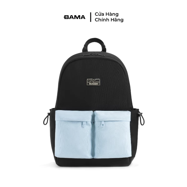 Balo nam nữ đi học BAMA New Basic Backpack NB101 chống nước nhiều ngăn cặp đựng laptop 15.6 inch