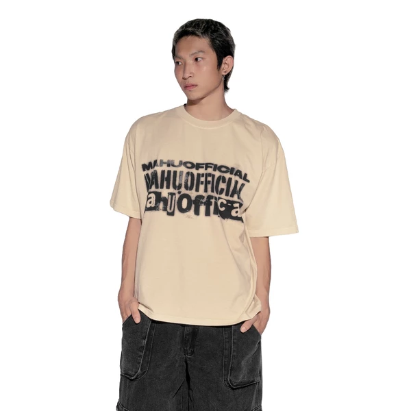 MAHU - ÁO THUN IN HIỆU ỨNG PHUN SƠN VINTAGE OVERSIZE