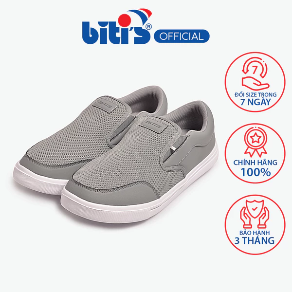 Giày Thể Thao thông dụng Nam Biti's BSM004000XAM (Xám)