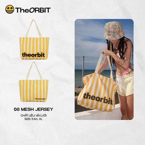 Túi Tote Canvas Kẻ Sọc The ORBIT - Túi ORBIT STRIPED - Túi Đeo Chéo Nam và Nữ